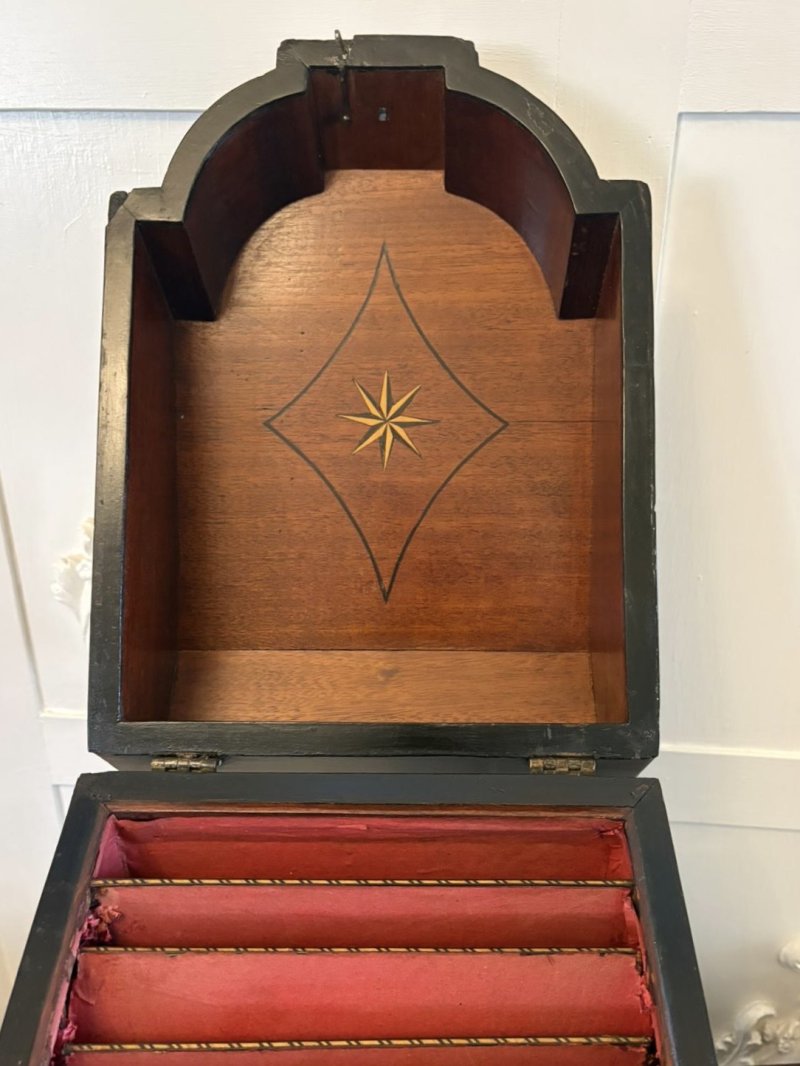Antique Quality 18th Century Georgian Mahogany Letter Holder